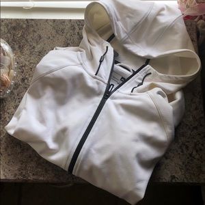 Adidas Climalite jacket Size L off white